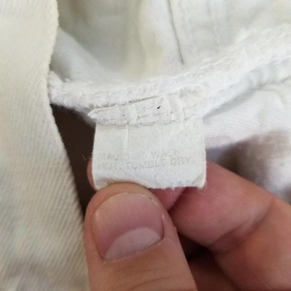VTG Levi's 501 Jeans Mens 30x29 White Vintage‎ Denim Pants Quality Clothing